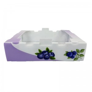 Caixa d'embalatge corrugada de verdures nova plegable impermeable Caixa d'embalatge Okra Caixa d'embalatge de fruites