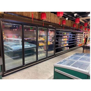 Reasonable price 500L Top folding doors chest freezer frozen freezer