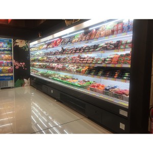4 Layers Vertical Multideck Display Open Chiller