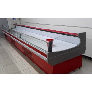 Free sample for Supermarket Refrigeration Open Type Fresh Meat Display Counter Chiller for Meat Shop Showcase