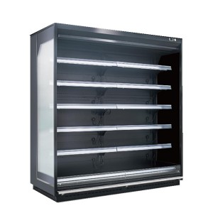 Factory Directly supply Customized Factory Price Hot Sale Supermarket Top Two Door Stainless Steel Horizontal Refrigerator