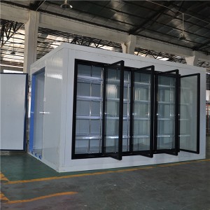 Factory source Prefab Refrigerator Chiller Walk in Cool Cooler/Freezer Units Walk in Cold Room