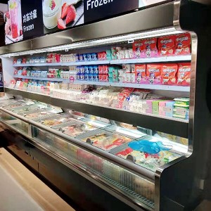 Standard Double Temperature Chiller And Freezer Showcase