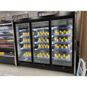 PriceList for 1-Door Refrigerated Showcase Glass Door Fridges Display Chillers for Sale