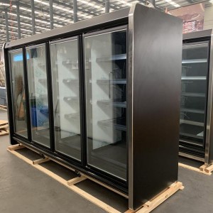 Manufacturer for China Mini Refrigerator Glass Door Upright Beverage Display Cooler Freezer Bar Fridge for Hotel or Drinks Promotion