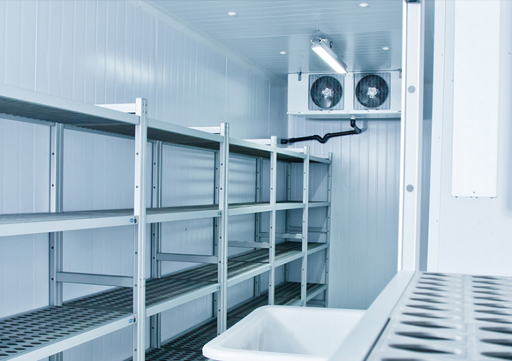 How should the cold storage be maintained in the cold winter?