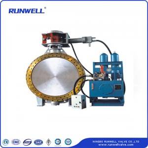 Full hydraulic controlled check butterfly valve