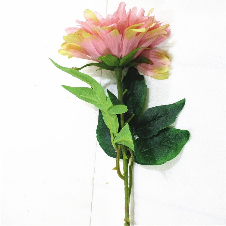 Artificial Dahlia Single Flower Fake Silk Wedding Party Bouquet Home DIY Office Party Wedding Decor