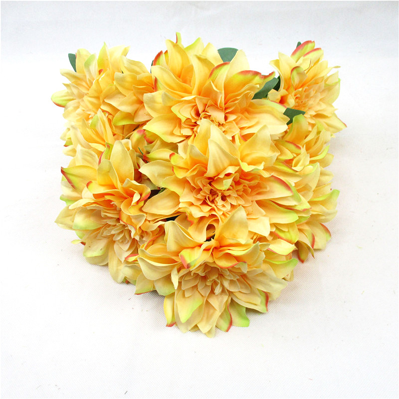 Chinese factory funeral flower Decoration Artificial Flowers dahlia