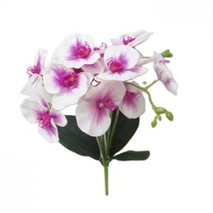 Artificial Phalaenopsis Flower Real Touch Butterfly Orchid Flower 15 flower heads Latex Orchids for Home Decoration Wedding Centerpieces Decorative Artificial Flowers