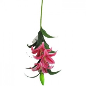 Artificial Flower Silk Flower Single Branch Lily
