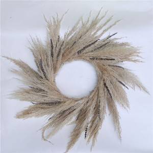 Dried Flower Pampas Wreath Suppliers for Party Office Home Decor