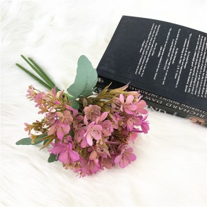 Artificial flower bouquet in Green Silk Plastic Plants Floral Greenery Stems for Home Party Wedding Decoration