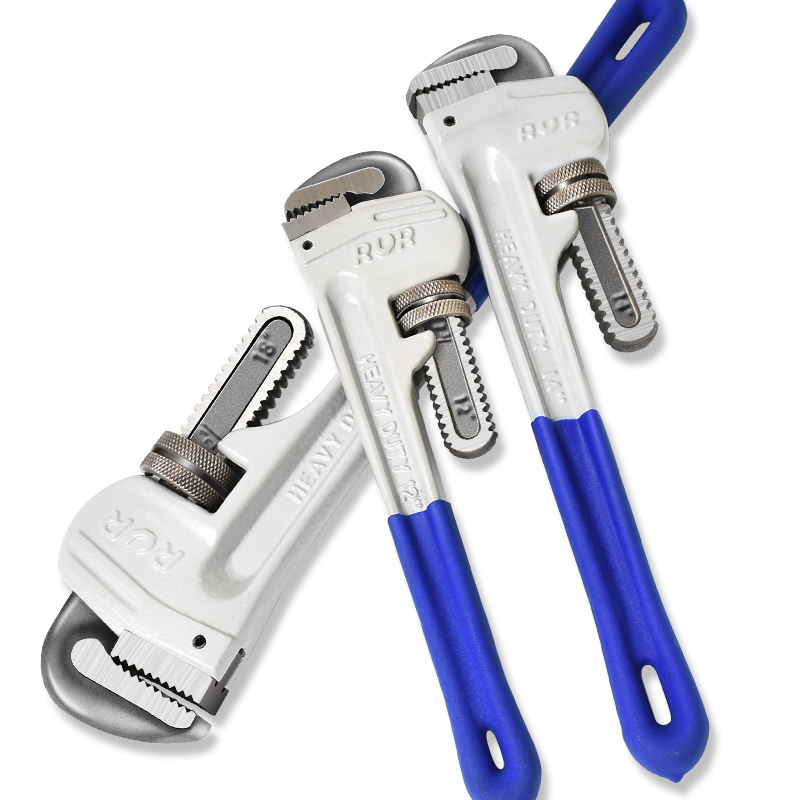 Carbon Steel Adjustable Head Heavy Duty Pipe Wrench