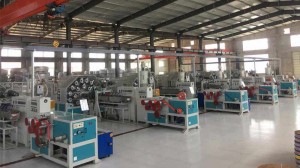 China Plastic Downpipe Fittings Supplier –  PVC Coated Water Hose Production Line   – XiuShui