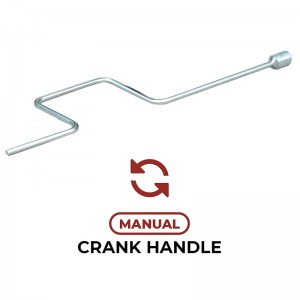 5000lbs Capacity 24″ Scissor Jacks with Crank Handle
