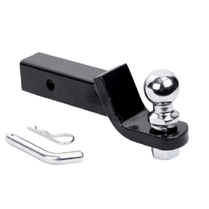 Trailer Hitch Mount with 2-Inch Ball & Pin, Fits 2-in Receiver, 7,500 lbs, 4-Inch Drop