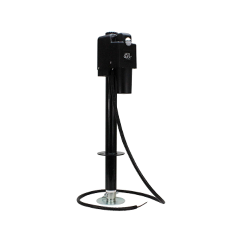 3500lb Power A-Frame Electric Tongue Jack with LED Work Light BLACK