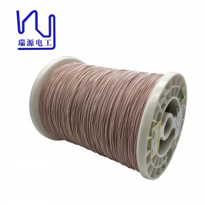 2USTC-F 155 0.04mm * 420 strands High Frequency Nylon Served Copper Litz Wire