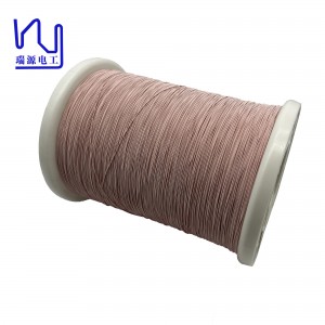 2USTC-F 155 0.04mm *145 copper stranded wire nylon served litz wire for motor