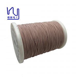 1USTC-F 0.05/44 AWG/ 330 Nylon Served Stranded Copper Wire Silk Covered Litz Wire