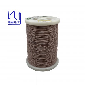 1USTC-F 0.05/44 AWG/ 330 Nylon Served Stranded Copper Wire Silk Covered Litz Wire