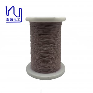 1USTC-F 0.05mm/44AWG/ 60 Strands Silk covered Litz Wire Polyester served