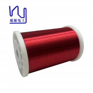 44 AWG 0.05mm 2UEW/3UEW 155 Super Thin Red Color Magnet Wire Enameled Copper Winding Wire