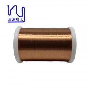 2UEW155 0.09mm super thin enameled copper wire for microelectronics
