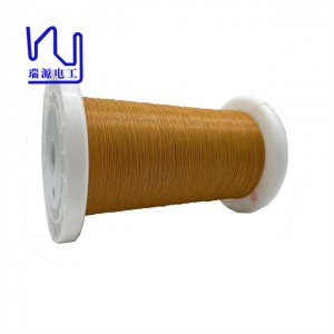 0.15mm Yellow Solderable Triple Insulated wire For Power Supply Transformer