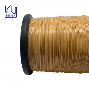 TIW-F 155 0.071mm*270 Teflon Served Copper Llitz Wire For High Voltage Application