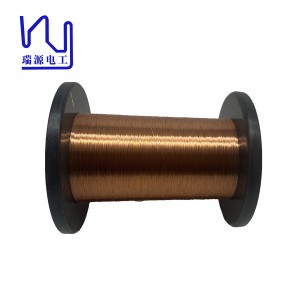 2UEW155 0.22mm solderable enameled copper wire solid conductor