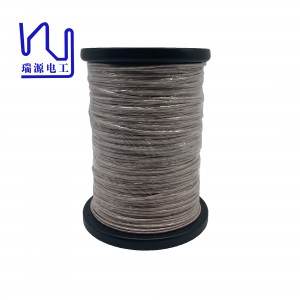 2USTC-F 155 0.2mm x 84 nylon serving copper litz wire for high frequency transformer windings
