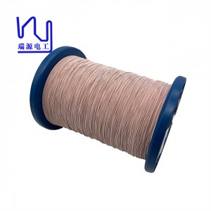 Customized USTC Copper Conductor Dia. 0.03mm-0.8mm Served Litz Wire