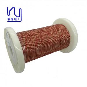 0.1mm x200 Red And Copper Double-color Litz Wire