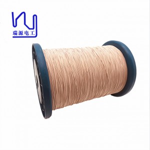 0.04mm*220 2USTC F Class 155℃ nylon Silk Served Copper Litz Wire