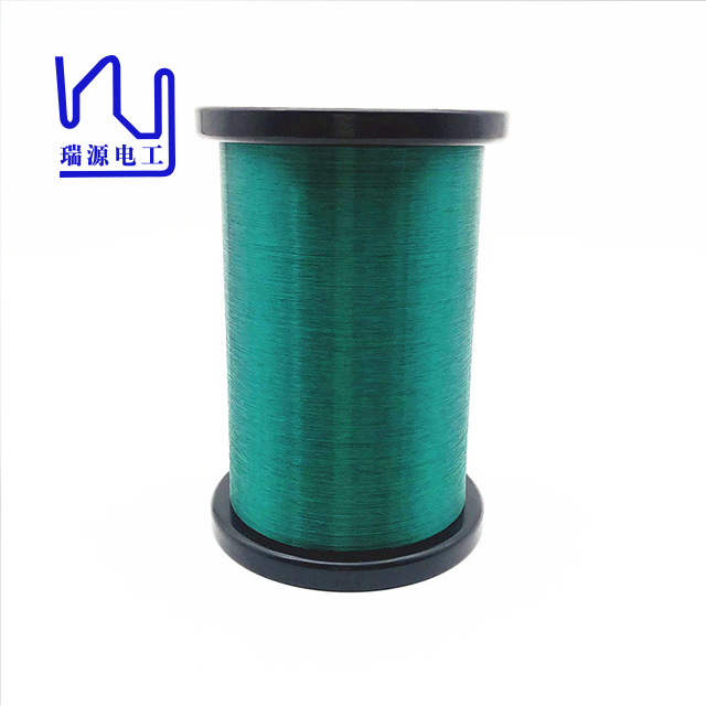 Chinese wholesale Custom 41.5 AWG 0.065mm Plain Guitar Pickup Wire - 44 AWG 0.05mm Green Polysol Coated Guitar Pickup Wire – Ruiyuan