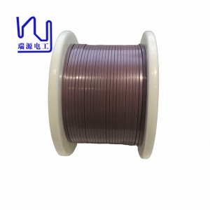Custom PEEK wire, rectangular enameled copper winding wire