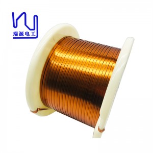 EIAIW 180 4.00mmx0.40mm Custom Rectangular Enameled Copper Wire For Motor Winding