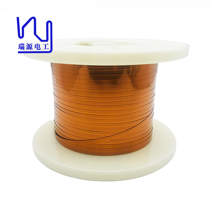 OEM Supply Custom UEW 180 Flat Enameled Copper Wire - SFT-EIAIW 5.0×0.20 high temperature rectangular enameled copper winding wire – Ruiyuan