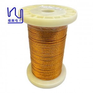 0.06mm *400 2UEW-F-PI Film High Voltage Copper Taped Litz Wire For Motor Winding