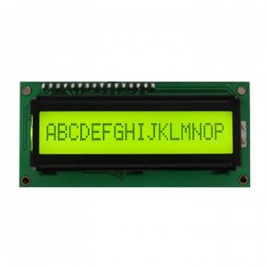 Monokromatski karakter 16×1 jednoredni LCD zaslonski modul