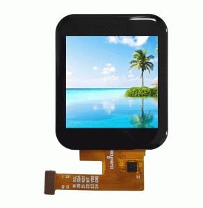 1.54 "د LCD LCD TFT رنګ سکرین MCU-24P سیټ زوی IPS HD بریښنایی ټچ سمارټ پوښ ښکاره کړئ