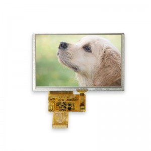 5 “TFT display with resistance touch screen lcd liquid crystal display TN