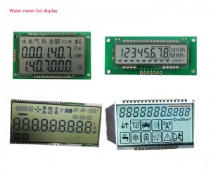 Custom 3 10 17 digiti monochrome tn screen 14-segment lcd display