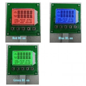 Omenala 3 10 17 digits monochrome tn ihuenyo 14-akụkụ LCD ngosi