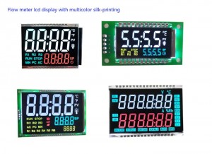 Prilagođeni 3 10 17 znamenki jednobojni tn zaslon 14-segmentni LCD zaslon