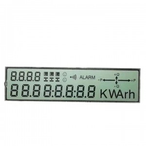 12 numbers 7 segment lcd display with high contrast