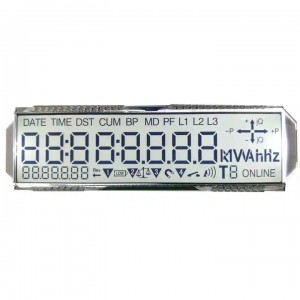 អេក្រង់ LCD ចំនួន 16 ខ្ទង់ អេក្រង់ Optoelectronic ផ្ទាល់ខ្លួន សម្រាប់ម៉ែត្រថាមពល
