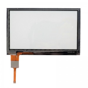 Duýgur paneli ekrany 4.3 dýuým aýna + aýna Capacitive Touch panelini özleşdiriň